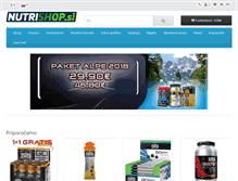 Tablet Screenshot of nutrishop.si